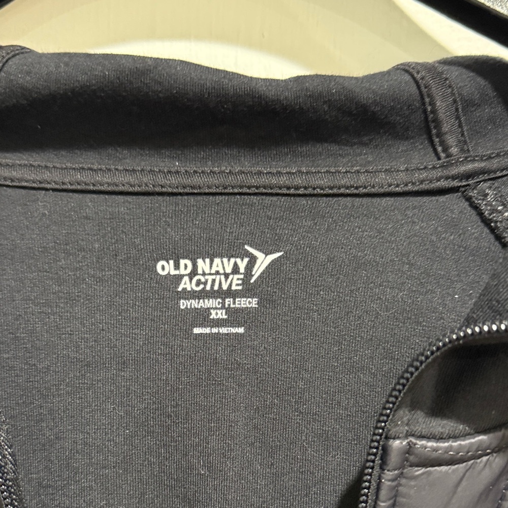 Old Navy Active Dynamic Fleece Black Jacket Women’s Sz XXL - Picture 2 of 6